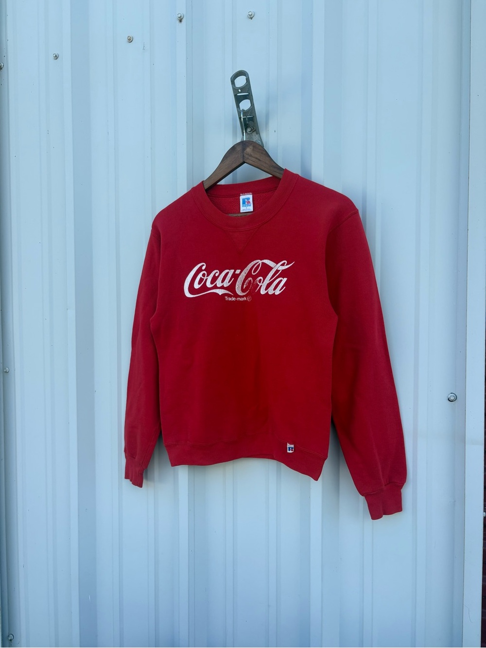Vintage 90s Coca-Cola Sweatshirt Mens S Russell Athletic Sweatshirt Red